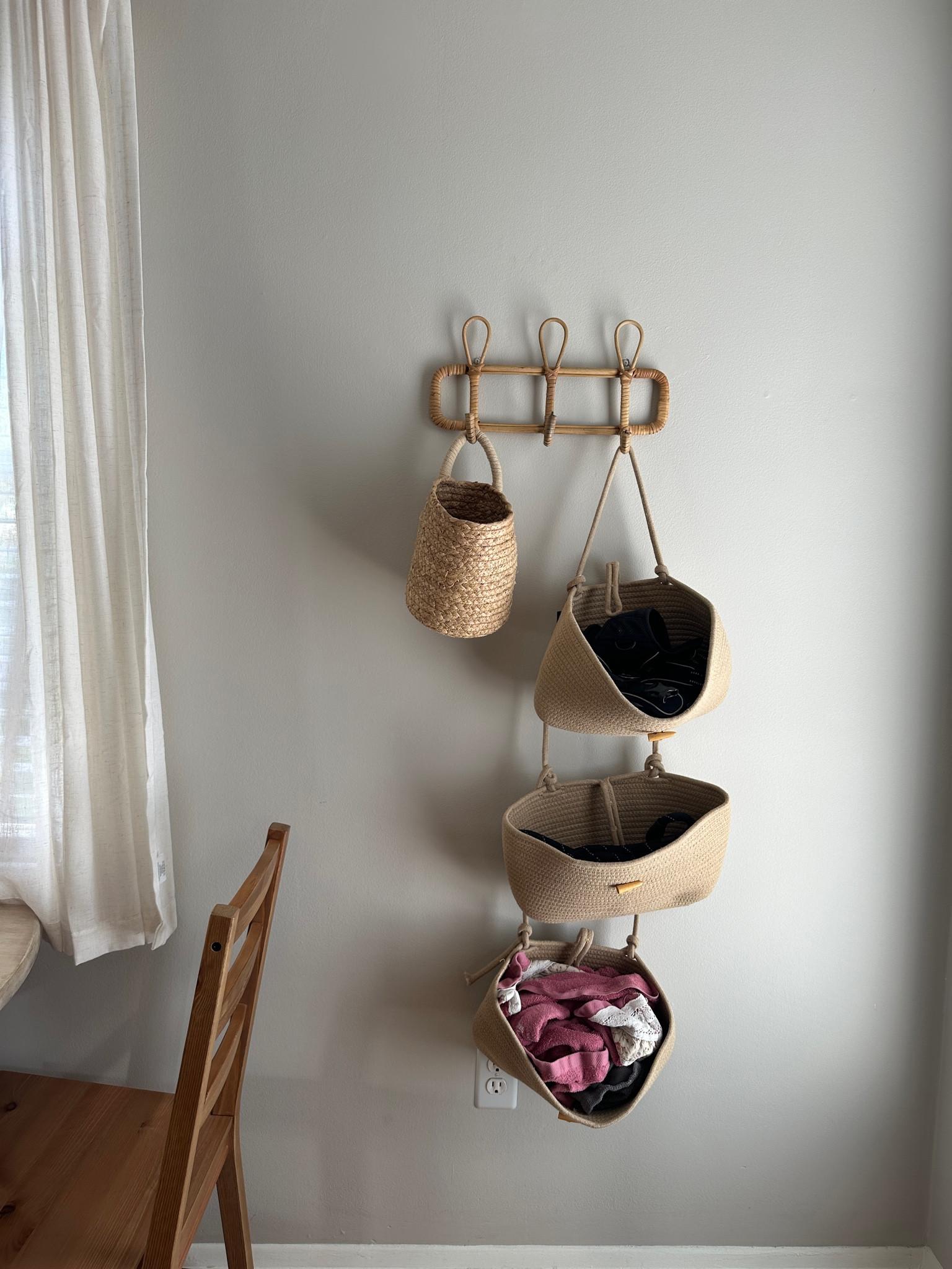 Small space storage solutions

Hanging basket, minimal home, neutral home, boho vintage decor inspo, wicker basket, rattan wall hook, amazon finds, beige linen curtains, functional decor, wall storage ideas

#LTKfindsunder100 #LTKhome #LTKfindsunder50