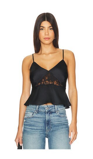 CAMI NYC Adelaide Cami in Black. - size 0 | Revolve Clothing (Global)