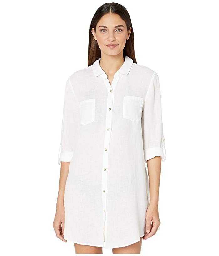 Lilly Pulitzer Natalie Cover-Up (Resort White) Women's Swimwear | Zappos