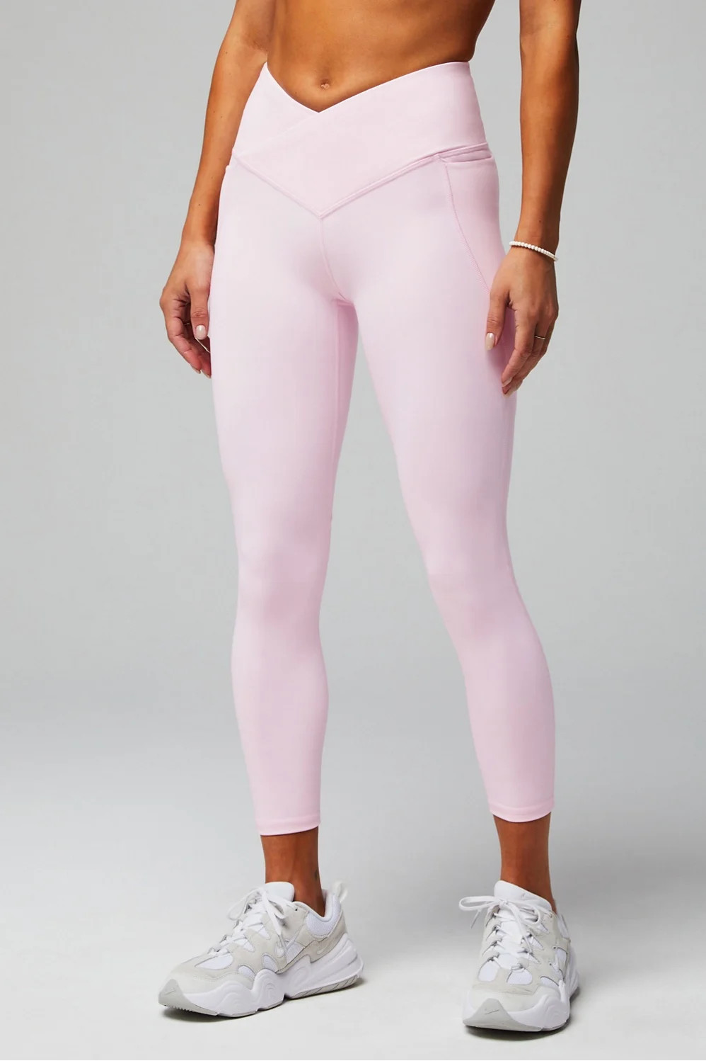 Oasis PureLuxe HW Crossover 7/8 Legging | Fabletics - North America
