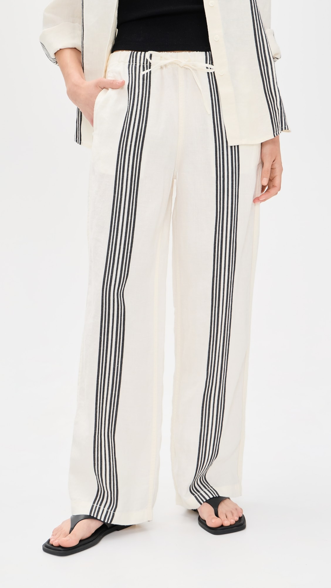 Pull-On Linen Pants | Shopbop