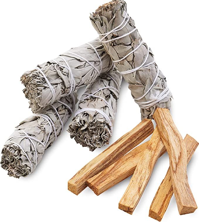 Smudge Kit Refill - White Sage & Palo Santo for Smudging, Healing, Purifying, Meditating & Incens... | Amazon (US)