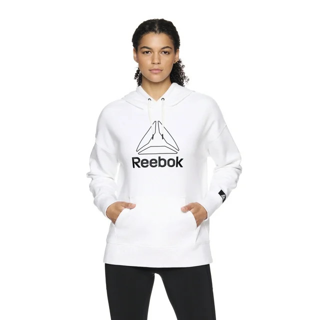 Reebok Women's and Women's Plus Large Logo Hoodie with Pocket, Sizes XS-4X | Walmart (US)