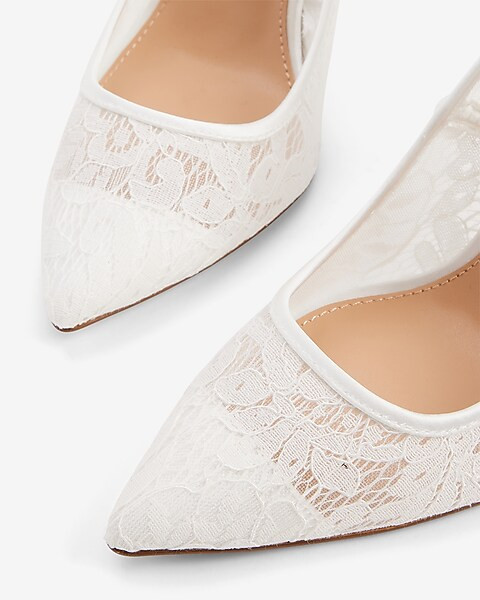 Bridal Lace Pumps | Express