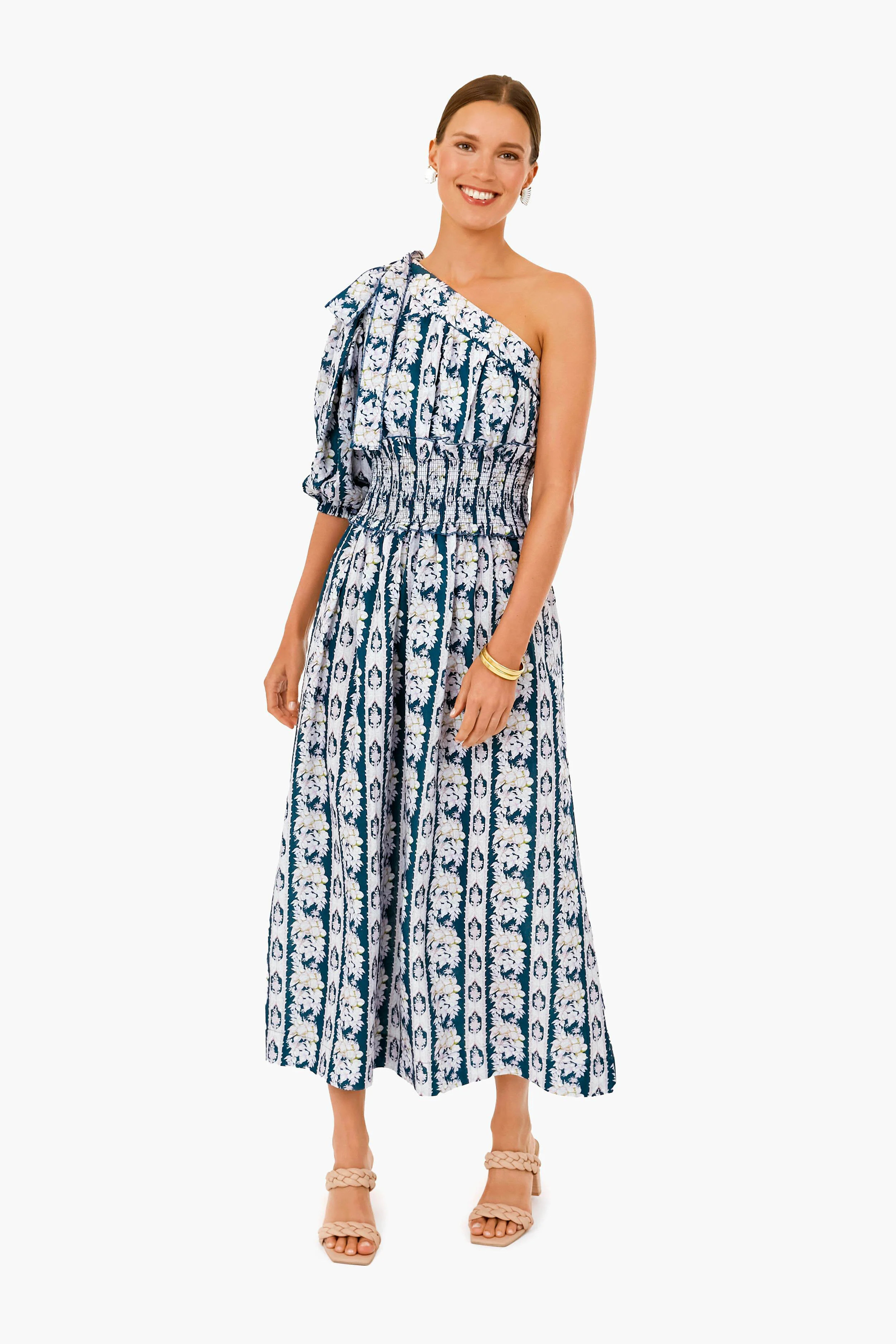 Glory Blue Printed Dress | Tuckernuck (US)