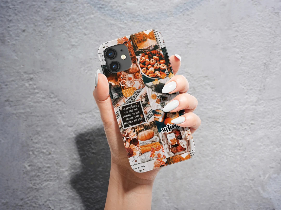 Fall Collage Phone Case Aesthetic Autumn Cover Fit for iPhone 15 Pro Max, 14, 13, 12, XR, XS, 7 &... | Etsy (US)