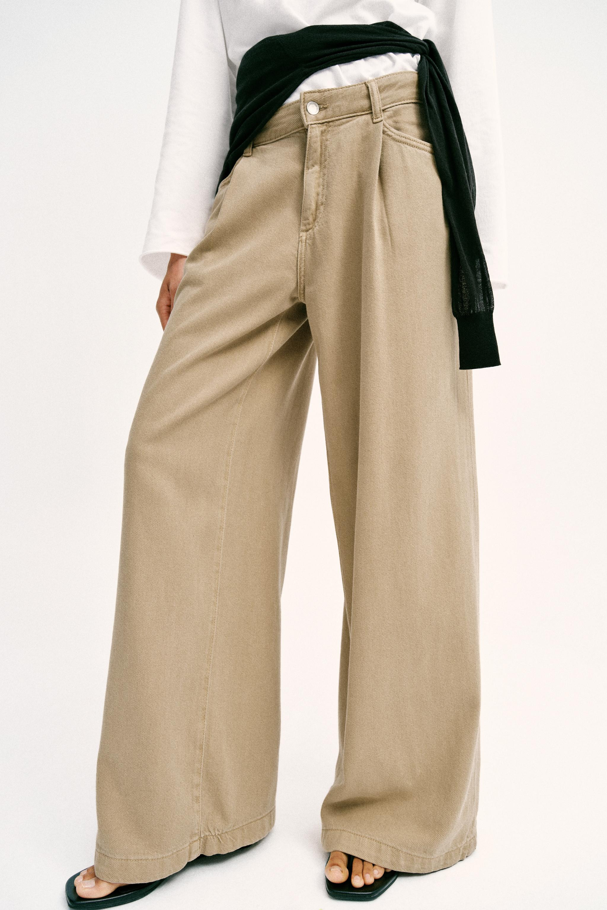 ZW COLLECTION FLOWING DARTED TROUSERS | Zara UK