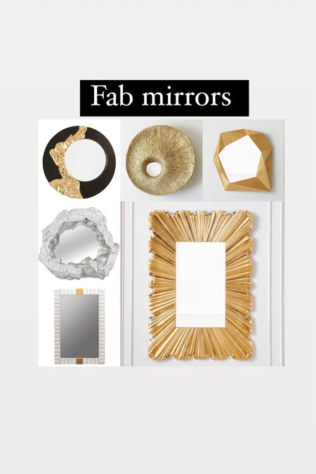 Fabulous mirrors! 

Mirrors | accents | home accents 

#competition 

#LTKFind #LTKhome