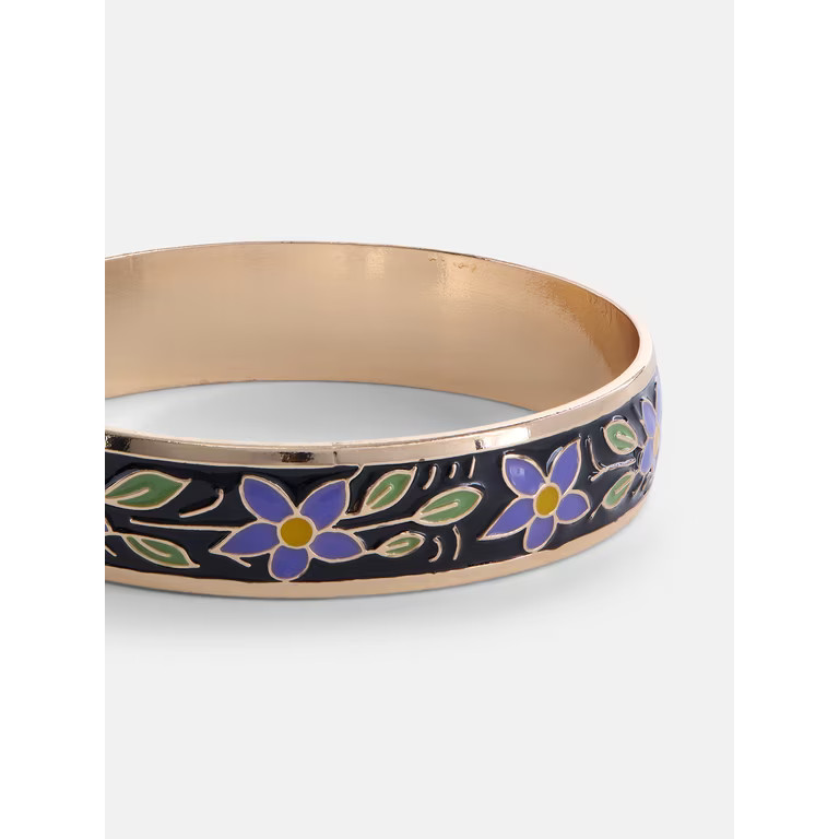 No Boundaries Floral Bangle Bracelet, Women's | Walmart (US)