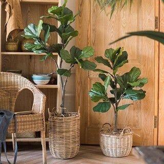 RusticReach Artificial Tree Fiddle Leaf Fig Tree | Bed Bath & Beyond