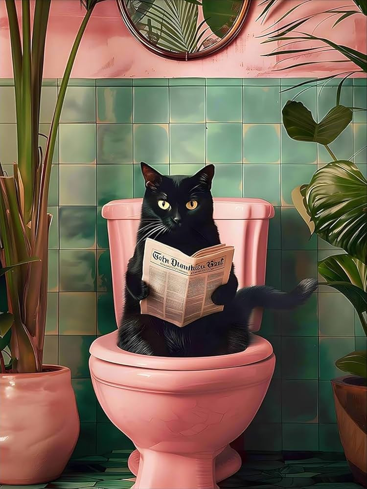 ARPADAMO Diamond Art Kits for Adults,5D Cat Diamond Painting DIY Black Cat Diamond Art Diamond Pa... | Amazon (US)