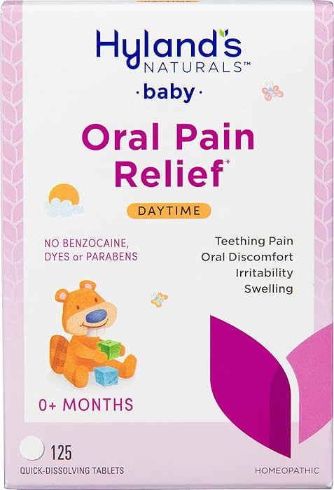 Hyland's Baby Daytime Soothing Tablets with Chamomilla, Natural Relief of Oral Discomfort, Irrita... | Amazon (US)