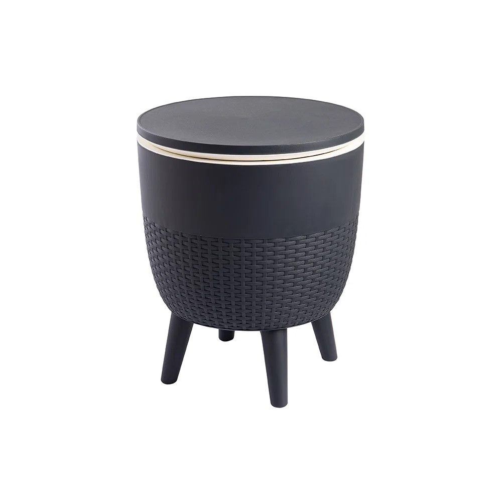 Cancun Resin Outdoor 2-In-1 Side Table and Cooler | Wayfair North America