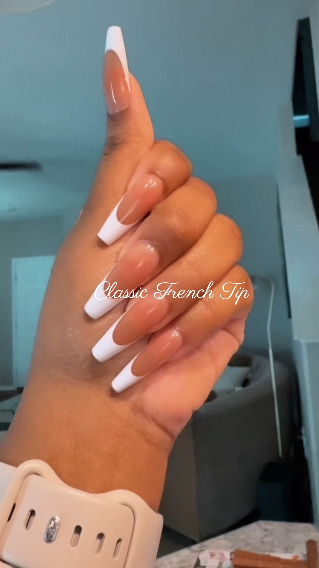 New set, same classic. 🤍✨ French tips will forever be my go-to — simple, clean, timeless, and always cute. Sometimes you really don’t need to do too much. 💅🏽

#FrenchTips #FrenchTipNails #PressOnNails #NailInspo #SimpleNails #ClassicNails #NailGirlies #diynails

#LTKselfcare #LTKBeauty #LTKvlog