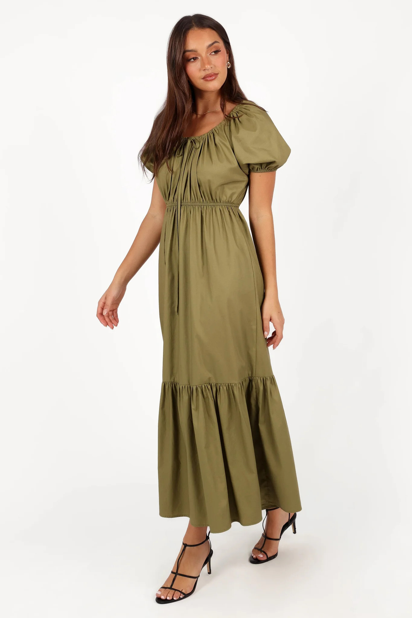 Juliana Maxi Dress - Olive | Petal & Pup (US)
