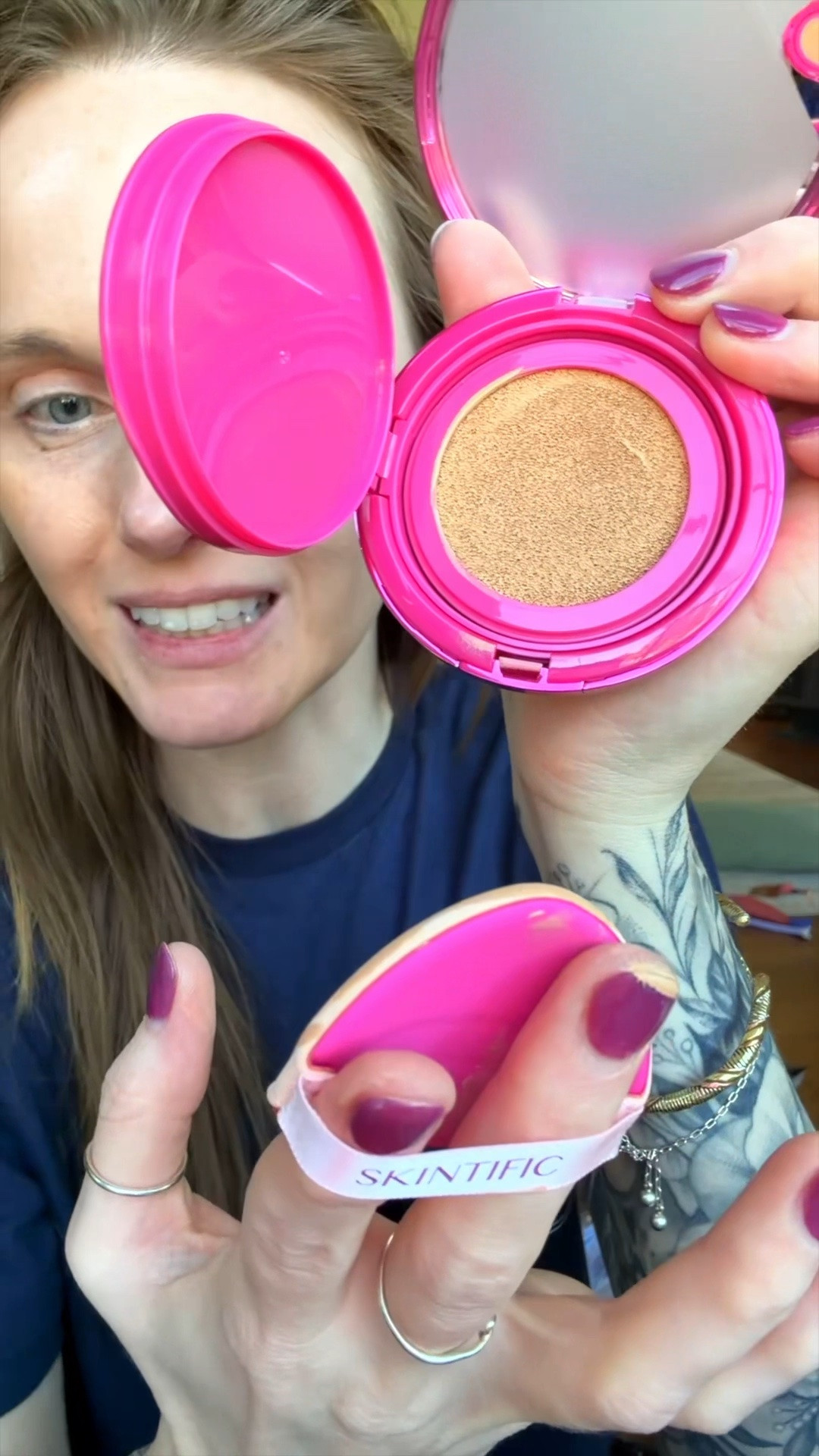 Never tried cushion foundation before and I love how creamy it is! #skintific #skintificcushion #cushionfoundation #foundation #fullcoveragefoundation
@SKINTIFIC US Store @SKINTIFIC Official

#LTKSaleAlert #LTKBeauty #LTKOver40