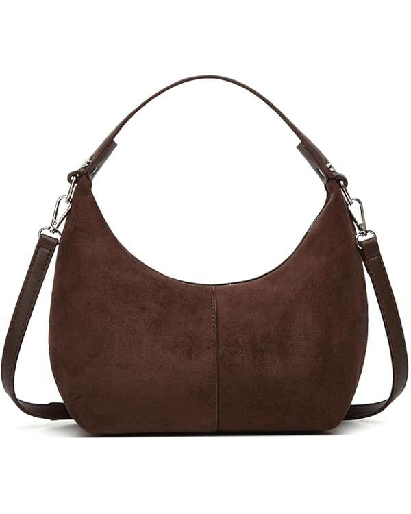 Slouchy Suede Shoulder Bags For Women Retro Crossbody Bag Tote Bag Satchel Bag Winter Work Purses... | Amazon (US)