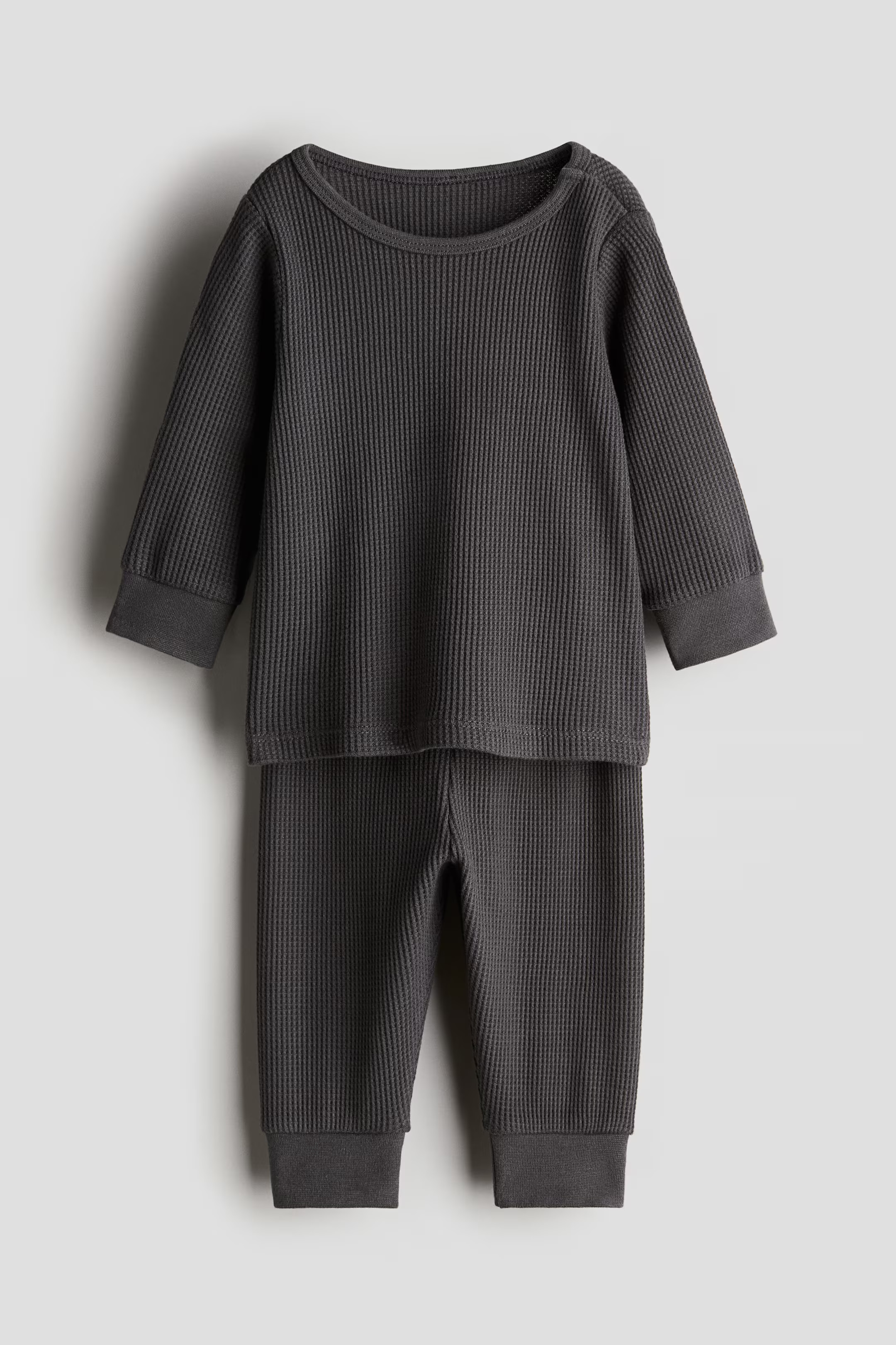 Waffled Cotton Set - Light dusty green - Kids | H&M US | H&M (US + CA)