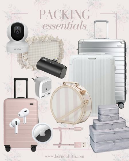 Packing essentials! I own and love each of these suitcases. Can’t forget the extra pouches or the AirTags and chargers.

Travel gear
Suitcases
Away Travel

#LTKtravel #LTKstyletip #LTKunder100