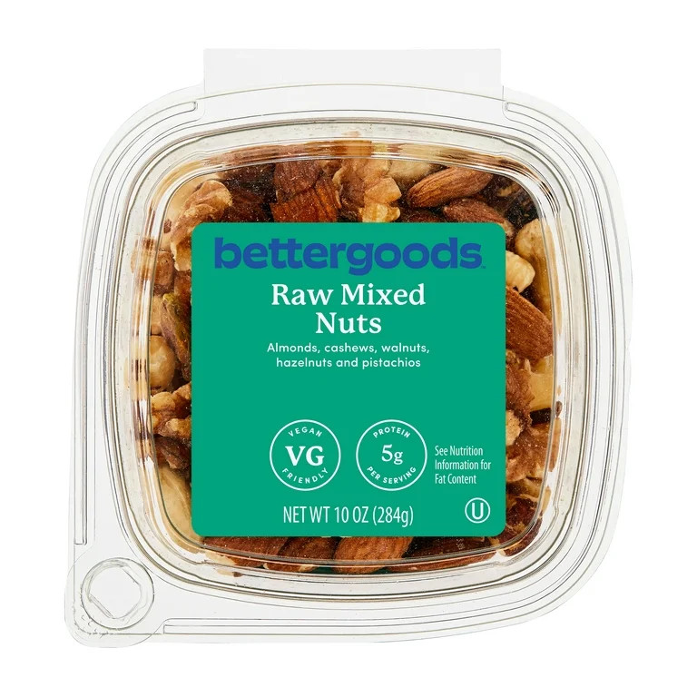 bettergoods Raw Mixed Nuts, 10 oz | Walmart (US)