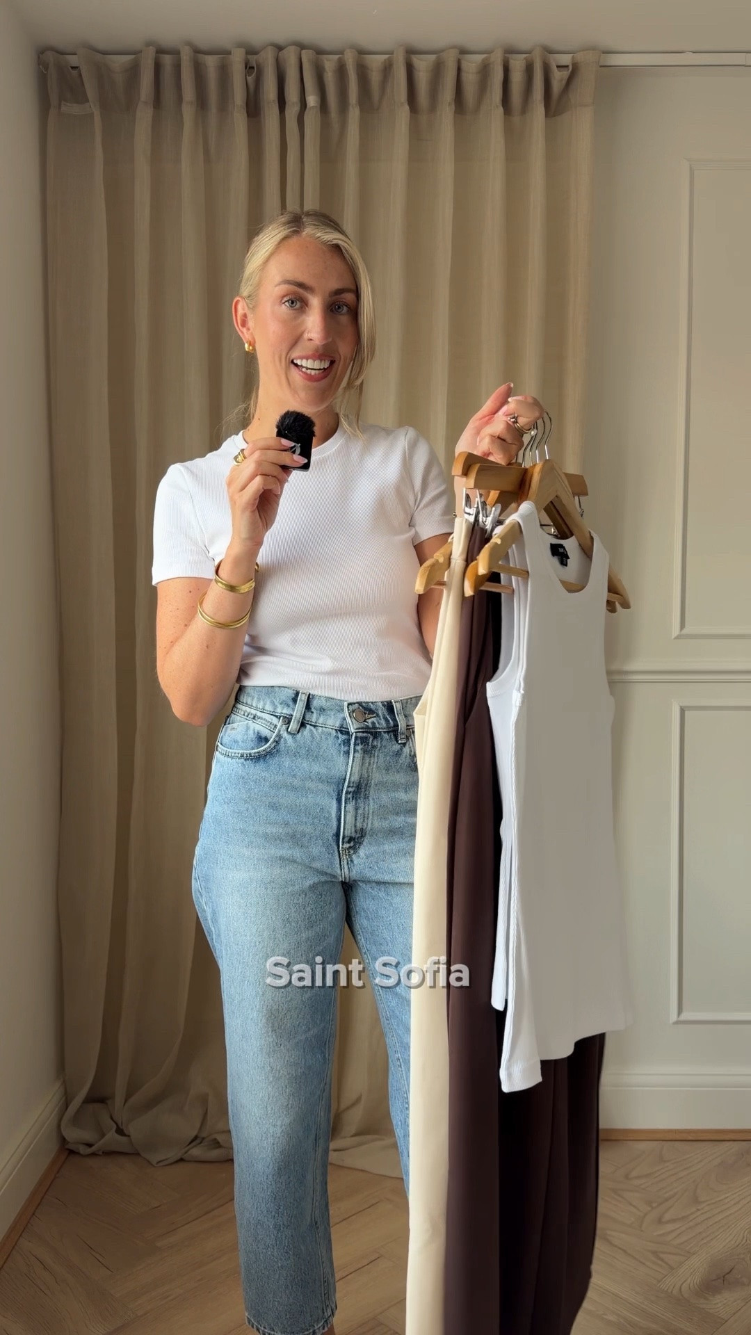 Trying on good quality basics from Saint + Sofia 🤍 

Barrel leg jeans, vest top, summer basics, summer wardrobe essentials, travel outfits, wide leg trousers

#LTKuk #LTKsummer #LTKstyletip