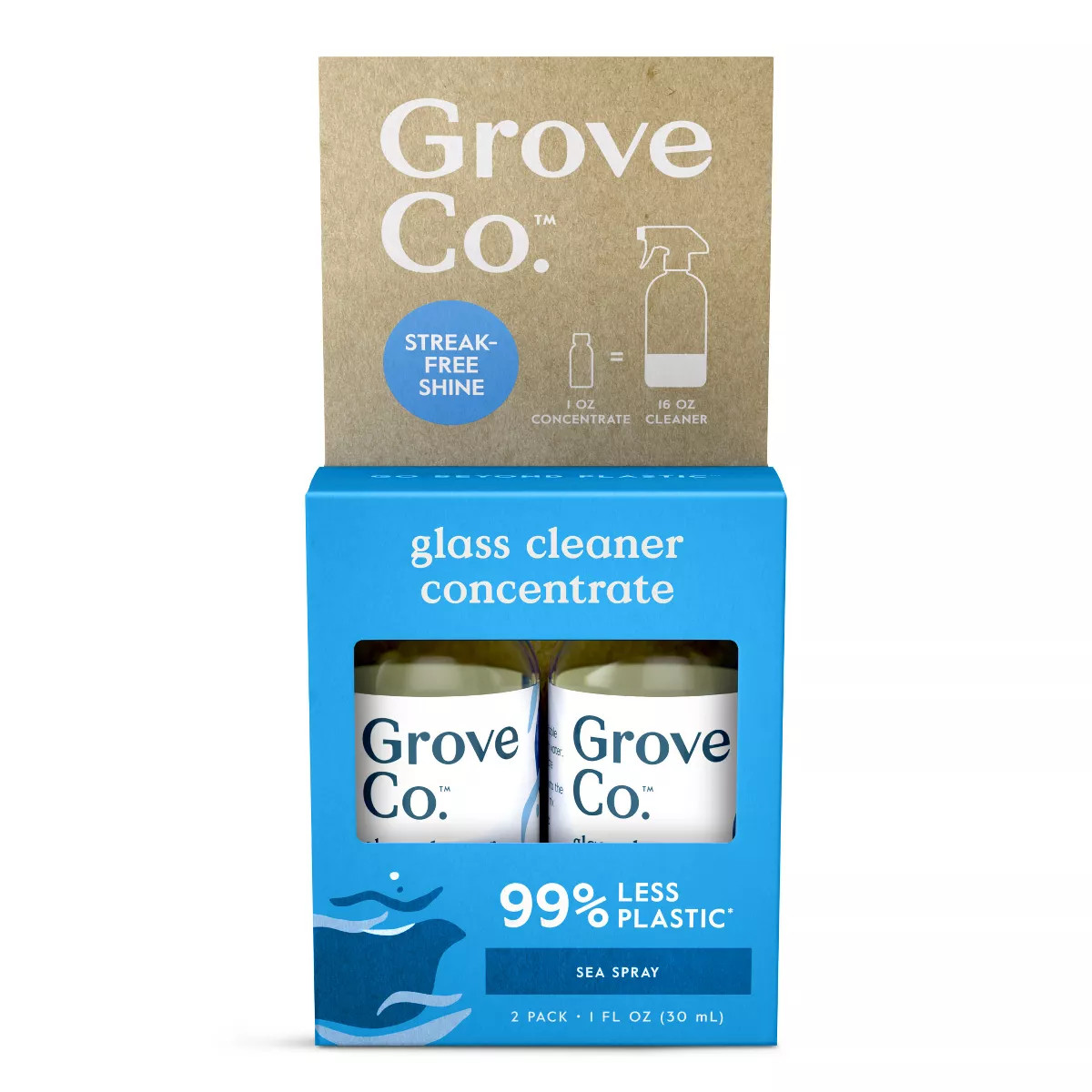 Grove Co. Sea Spray Glass Cleaner Concentrate - 2 fl oz | Target