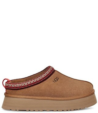 Tazz Suede Platform Clog Slippers | Dillard's
