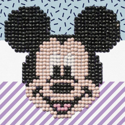 DIAMOND DOTZ Disney Mickey Mouse Fun Diamond Art Painting Kit 4" X 4" | Target