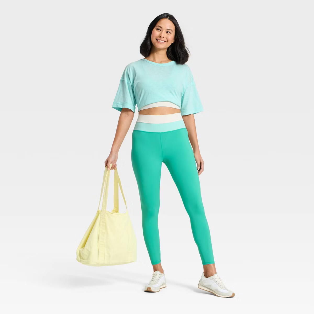 Women's Slub Boxy Short Sleeve Top - JoyLab™ | Target