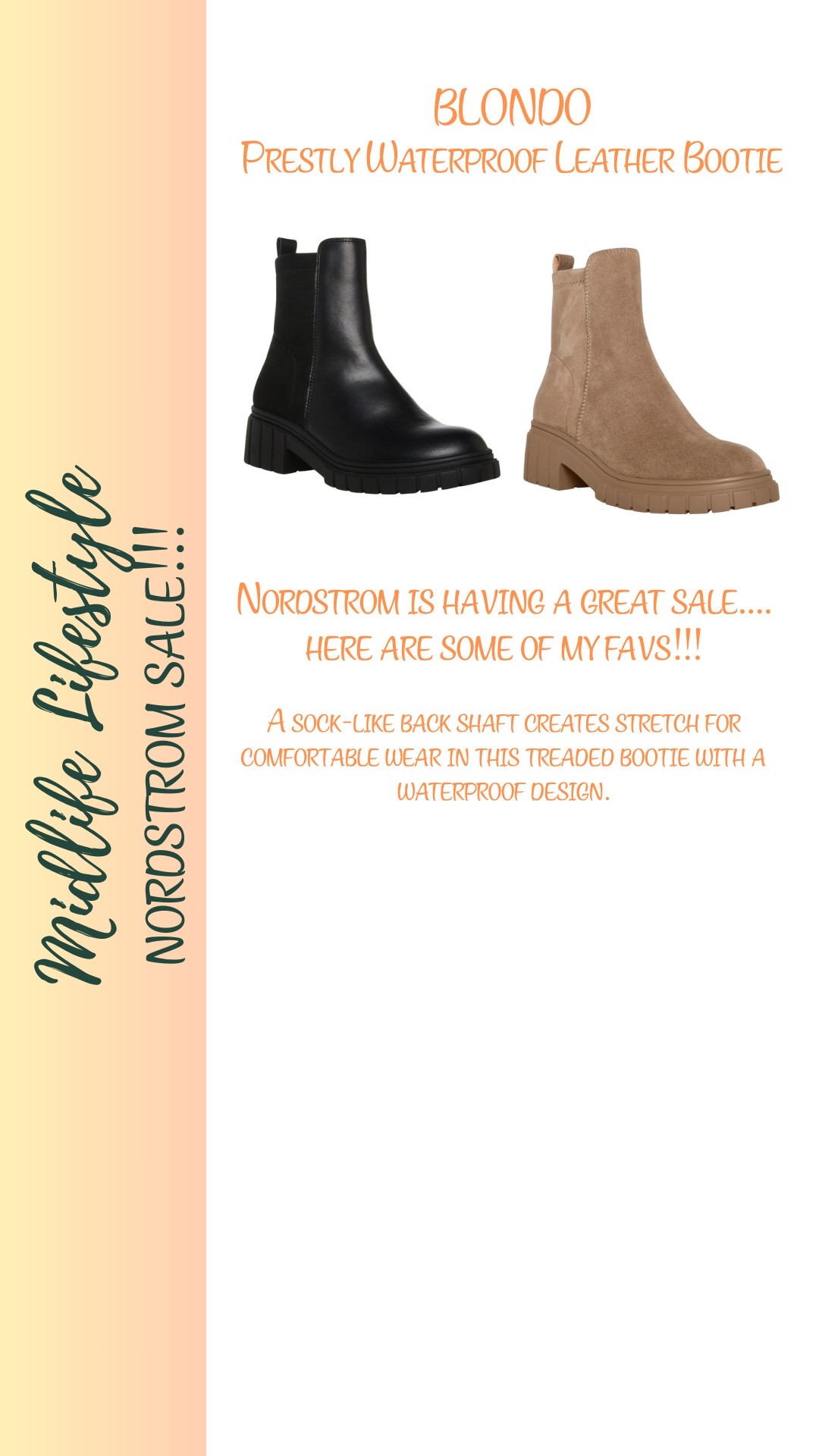 Step into comfort and style with the BLONDO Prestly Waterproof Leather Bootie! Rain or shine, these booties have got you covered. 🌧️👢 

#BLONDO #WeatherProofStyle #ChicAndComfy

#LTKFindsUnder100 #LTKSaleAlert #LTKShoeCrush