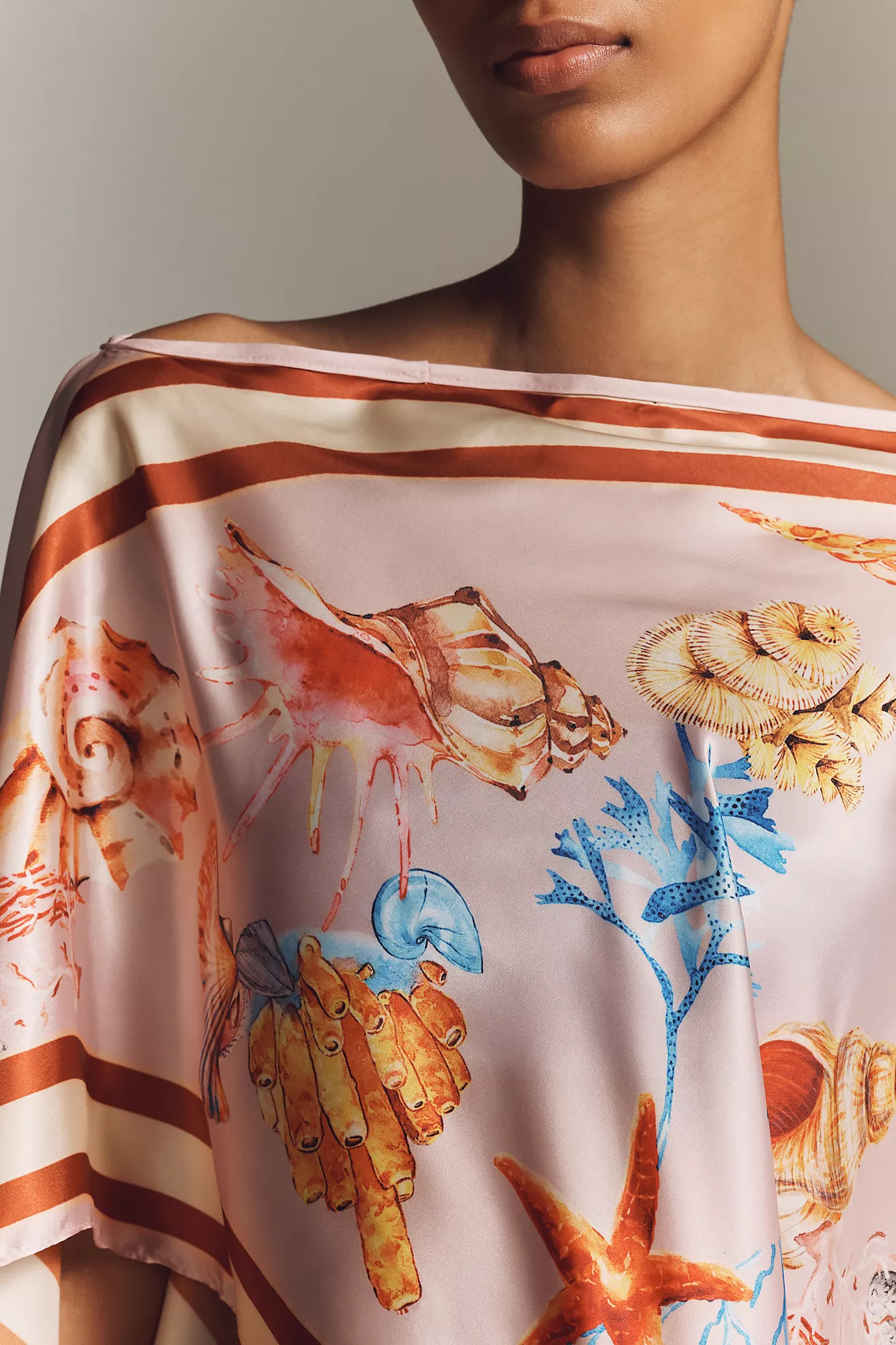 By Anthropologie Printed Scarf Poncho | Anthropologie (US)