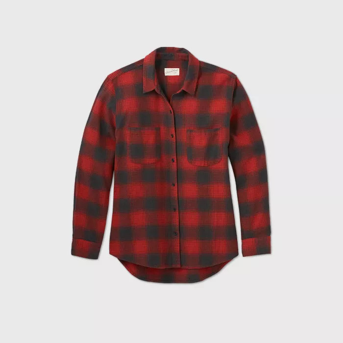 Women's Long Sleeve Button-Down Flannel Shirt - Universal Thread™ | Target