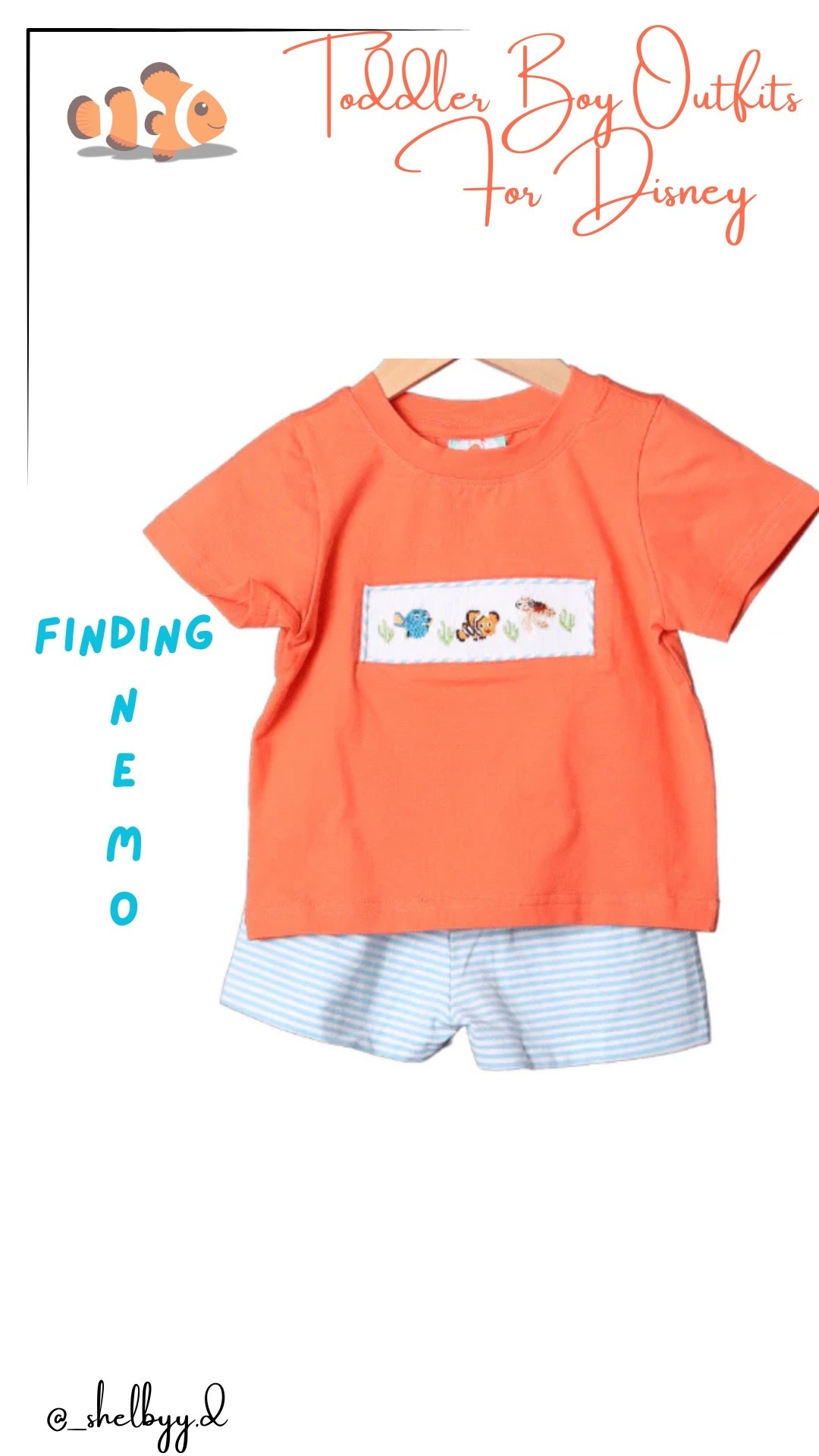 Toddler Disney Outfits, Toddler Boy, Disney, Walt Disney World, Finding Nemo Outfits, Nemo, Marlin, Dory, Toddler Magic Kingdom, Disney Style, Disney Baby Style, Toddler Outfits 🌊🧡

#LTKKids #LTKStyleTip #LTKBaby