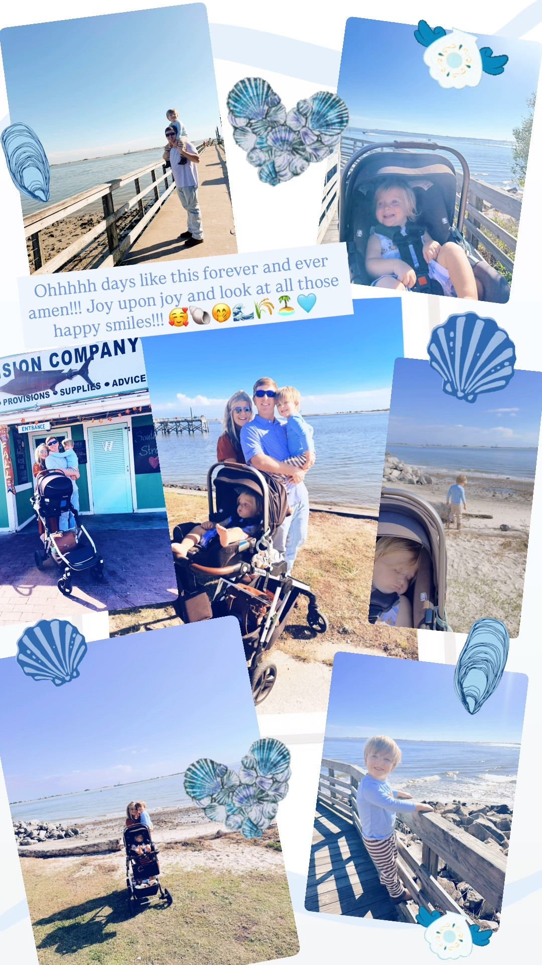 Ohhhhh days like this forever and ever amen!!! Joy upon joy and look at all those happy smiles!!! 🥰🐚🤭🌊🌾🏝️🩵

#LTKFamily #LTKBaby #LTKTravel