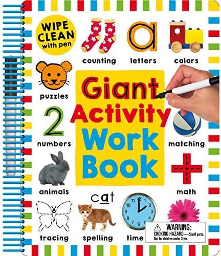 Wipe Clean: Giant Activity Workbook (Wipe Clean Activity Books) | Amazon (US)