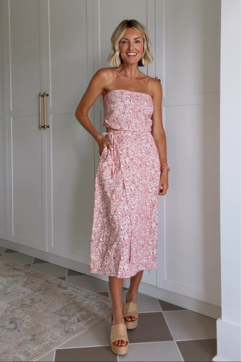 Love this matching set with the shells on it! This would be so cute to wear on a beach vacation! This skirt is currently 40% off! Wearing XS!

Loverly Grey, matching set, Target set, resort wear, vacation looks, beach outfit 

#LTKSaleAlert #LTKSeasonal