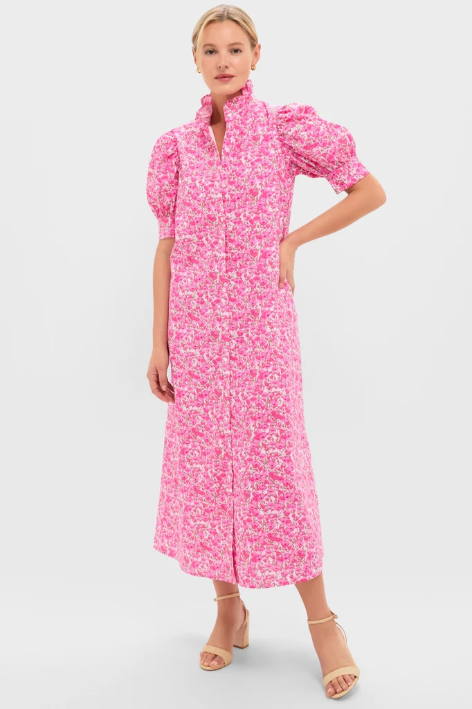 Pink Poppies Floral Louisa Maxi Dress | Tuckernuck (US)