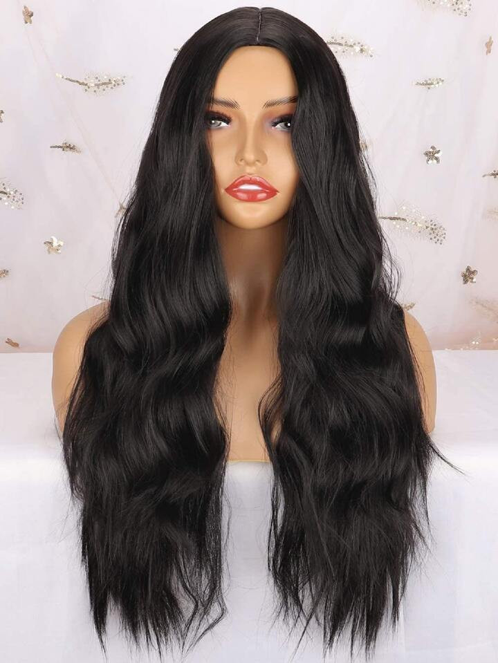 Natural Long Curly Wig | SHEIN