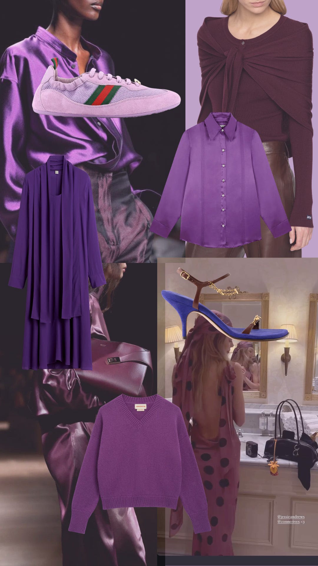 PURPLE: eggplant, violet, all of it 

 #LTKootd #LTKSeasonal