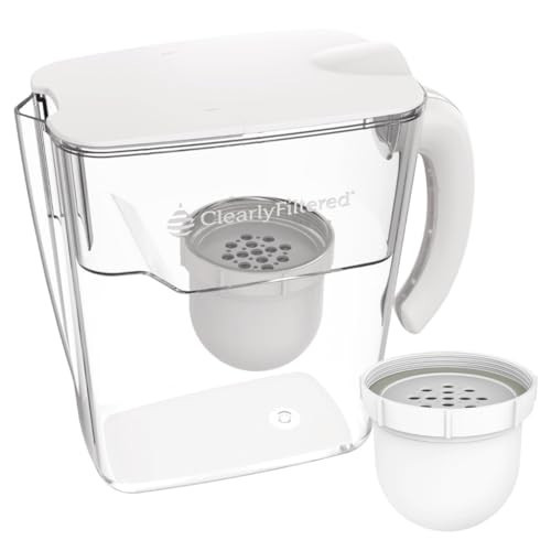 Clearly Filtered Water Pitcher with Filter + Additional Replacement Filter | Amazon (US)