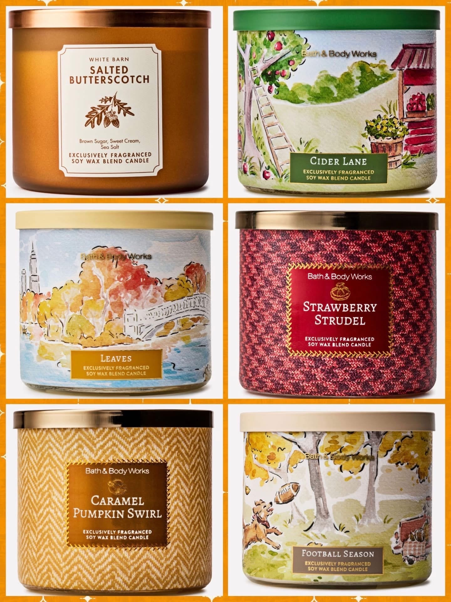 Bath & Body Works has all 3 Wick Candles on sale for only $11.95 right now - normally $24.95!🕯️ So many AMAZING scents included, so it’s definitely worth browsing if you’re a B&BW candle fan! My two personal favorites this year are Salted Butterscotch & Cider Lane - I’ve burned both this year already, and they smell INCREDIBLE 🧡

#LTKSaleAlert #LTKHome #LTKSeasonal