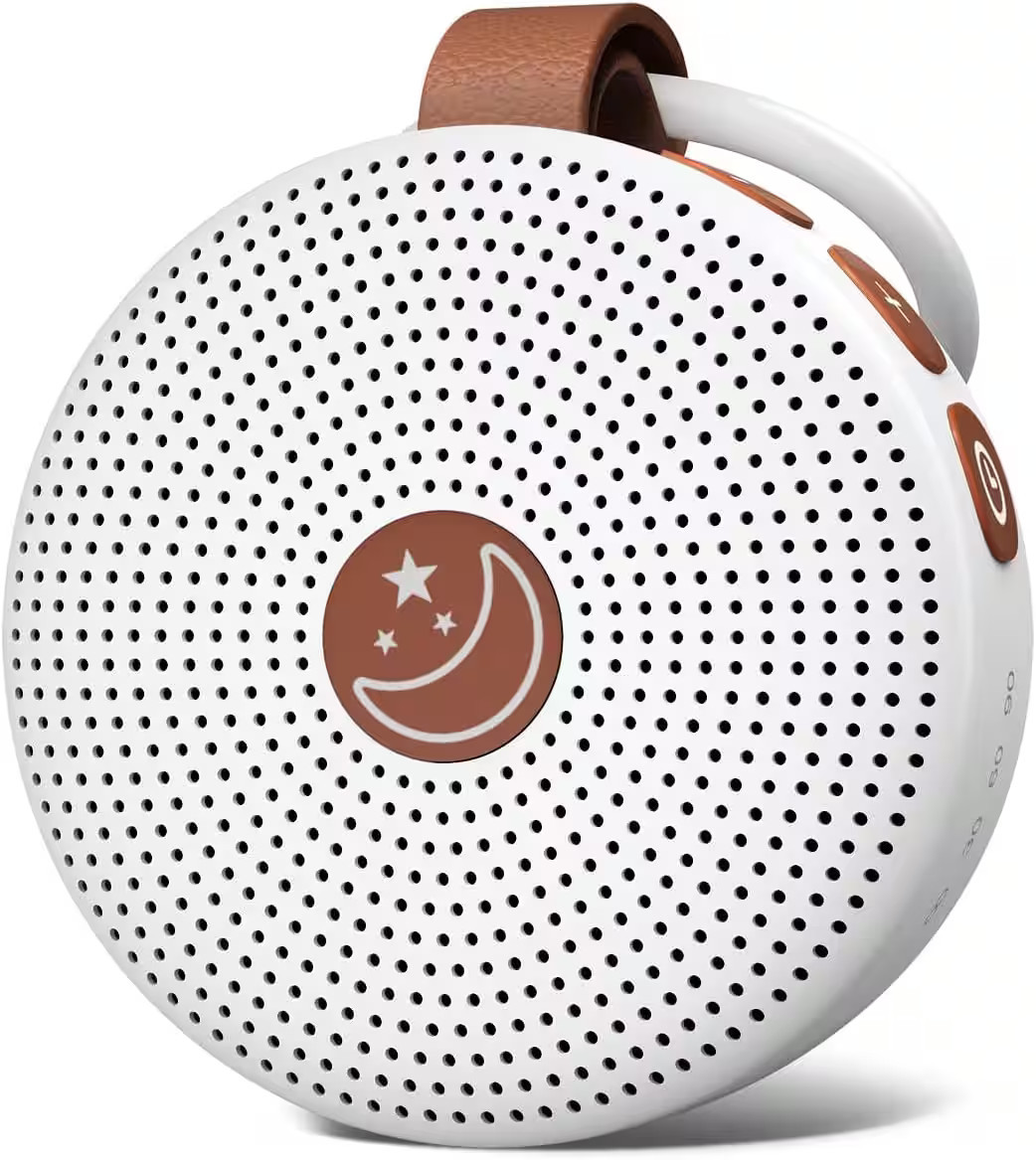 FINEAK - Battery Mini Noise Machine 30 Soothing Sounds for Kids Adults - White | Best Buy U.S.