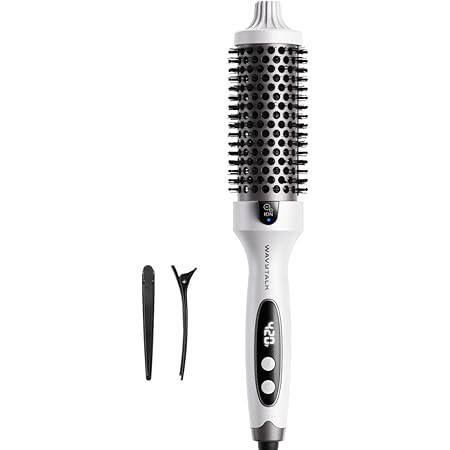 Wavytalk Thermal Brush, 1.5 Inch Ionic Thermal Round Brush Makes Hair Smoother Get Natural Curls ... | Amazon (US)