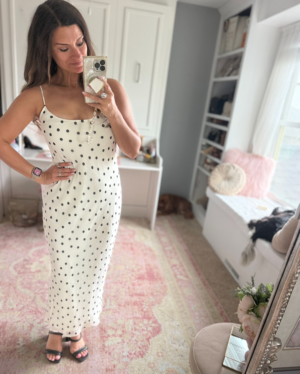 Polka dot dress 

 