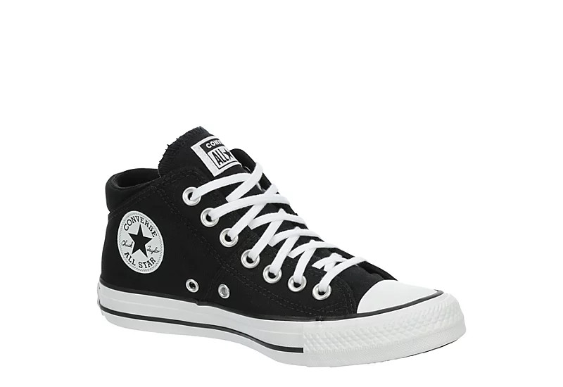 Converse Womens Chuck Taylor All Star Madison Mid Top Sneaker - Black | Rack Room Shoes