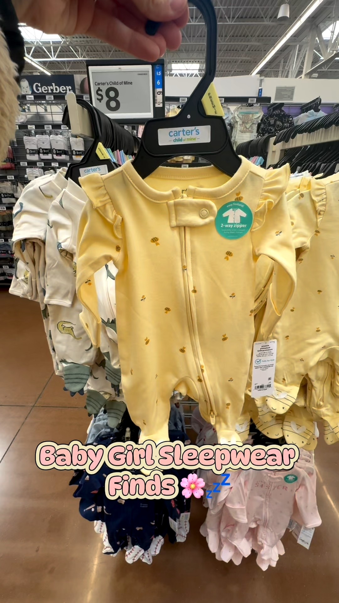 If you’re shopping for baby girl sleepers… these are IT 💕Cute, comfy, and perfect for little ones ✨ #momsoftiktok #babytok #babygirl #babyclothes #babysleepwear 

#LTKKids #LTKBaby