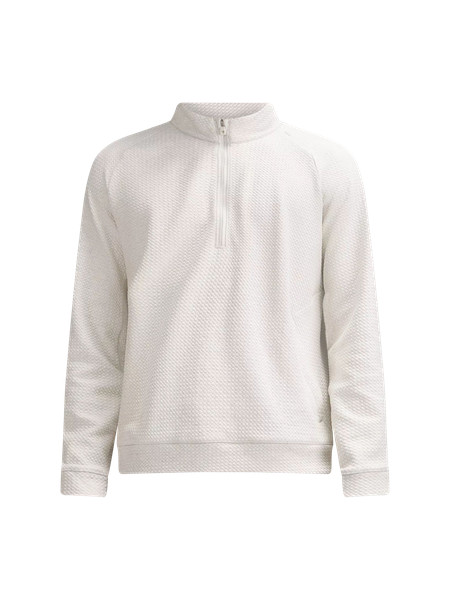 Textured Double-Knit Cotton Half Zip | Lululemon (US)