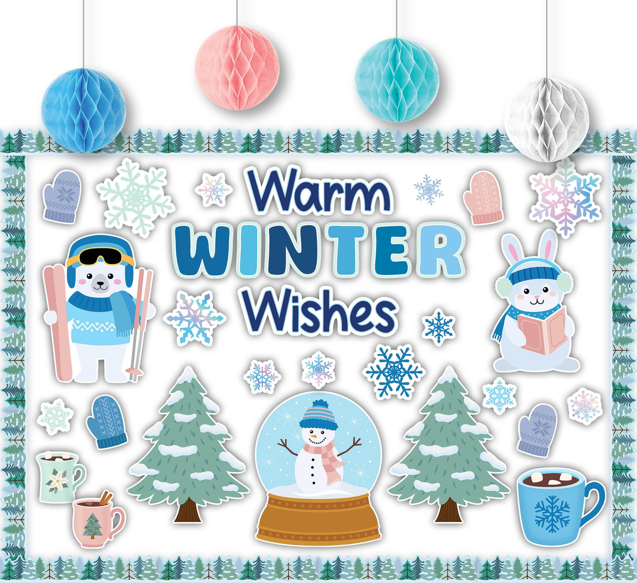 Teacher Created Resources Warm Winter Wishes Create & Decorate Quick Kit (TCR9472) | Amazon (US)