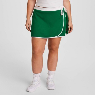 Champion Women's In the Stands Wrap Skort - Green 4X | Target