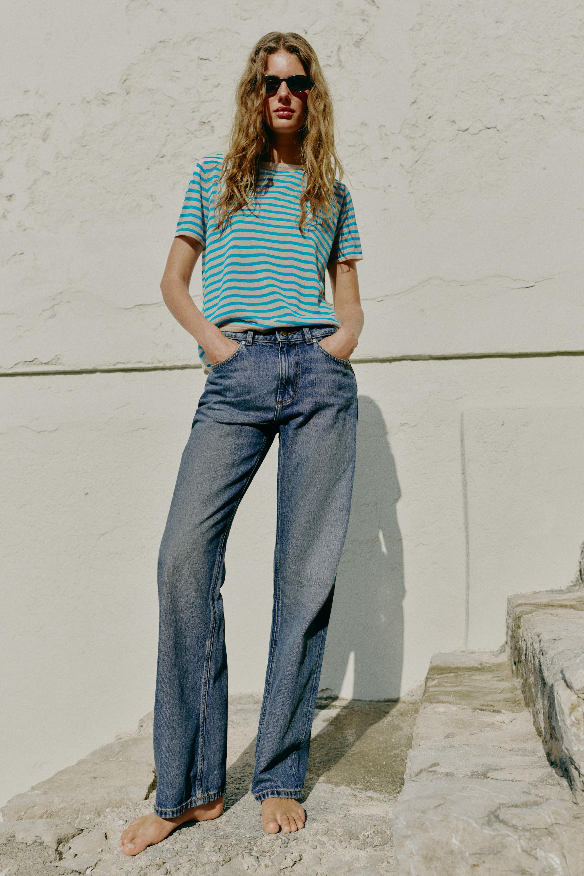 JEANS Z1975 HIGH-WAIST REGULAR LONG LENGTH | Zara UK